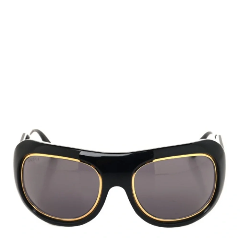 💯- New Authentic GUCCI Acetate Aviator Sunglasses GG1108S Black